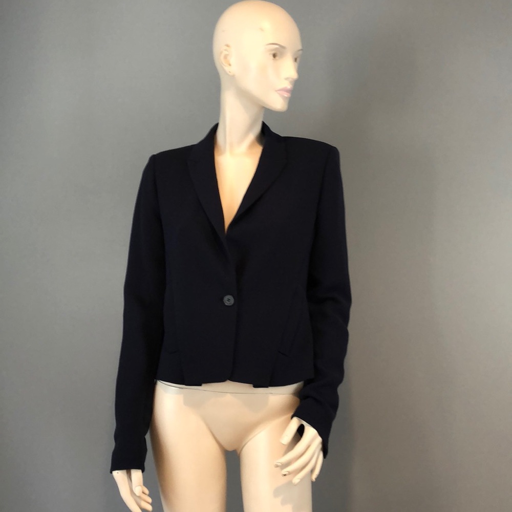 NWT Rachel Roy Blue One-Button Blazer Jacket SZ 8